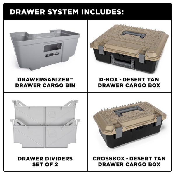Ford F250 2017+ 8′ 0″ DECKED DRAWER SYSTEM Legacy