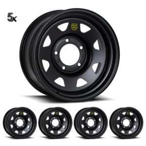 LC200 (17X8) 5x Blak Trak Steel wheels (5/150)