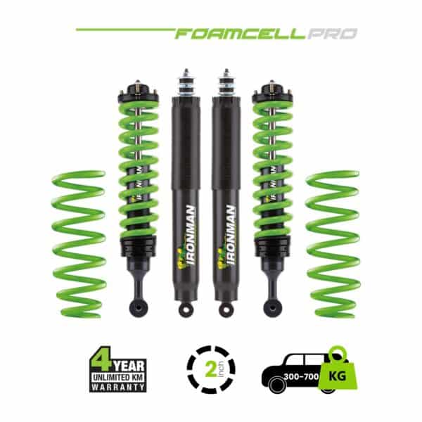FJ Foam Cell Pro Suspension Kit – 300-700 Rear Heavy with Accessories