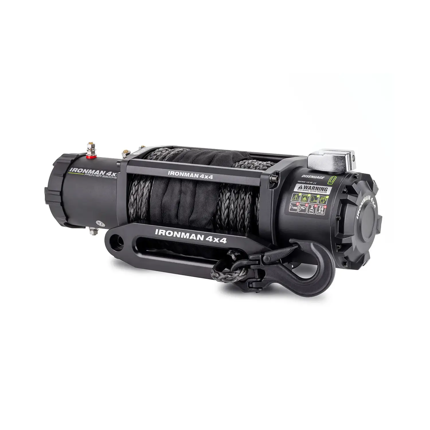 Frontier 9,500 lb Winch with Synthetic Rope