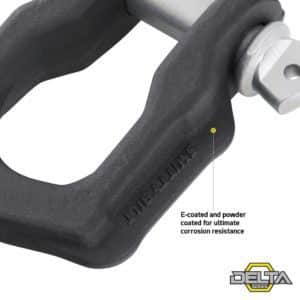 Smittybilt Delta D-Ring 4.75 Ton (Black)