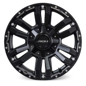 Y61/ Y60 (16X8) 5x MATT BLACK VAPOUR WHEEL (6/139.7) -13 OFFSET