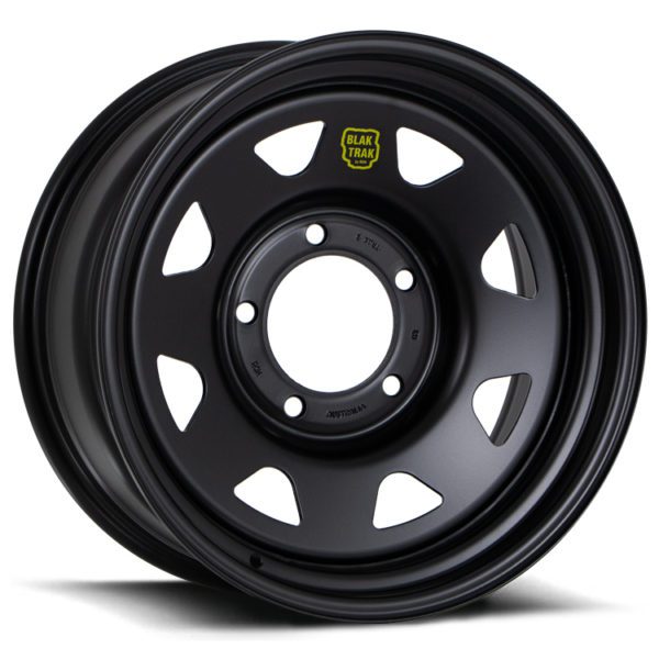 LC80 (17X8) 5x Blak Trak Steel wheels (6/139.7) -22 OFFSET
